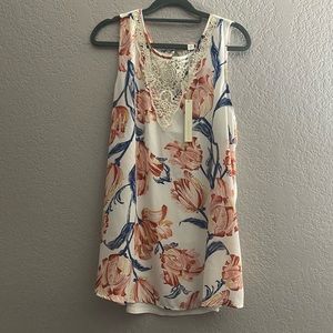 Lauren Conrad Floral Tank